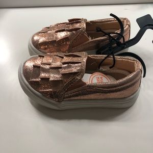 Rose Gold Toddler Sneakers size 7. New with tags.